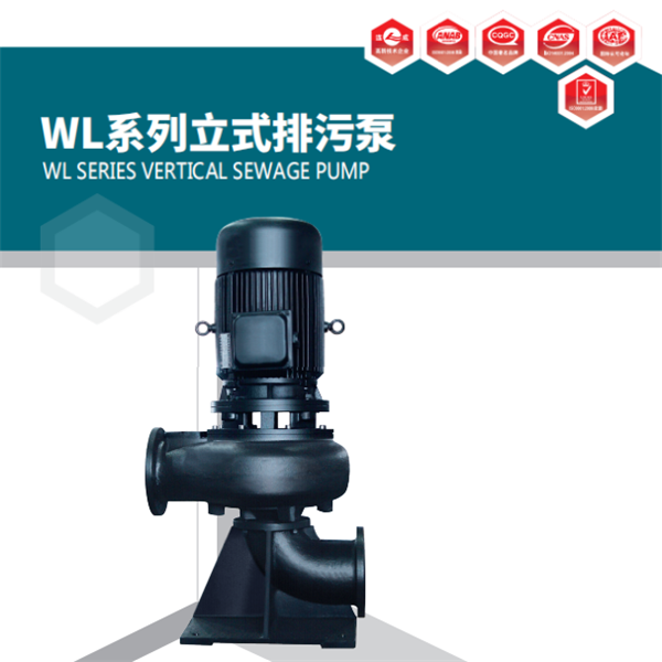 WL系列立式排污泵是本公司在引進(jìn)國內(nèi)外先進(jìn)技術(shù)，根據(jù)用戶的要求及使用條件，進(jìn)行合理的設(shè)計而研制開發(fā)成功的新一代產(chǎn)品。具有高效節(jié)能、功率曲線平坦、無堵塞、防纏繞、性能好等特點。